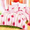 Blancho Bedding - [Pink Chrysanthemum] 100% Cotton 5PC Comforter Set (King Size)