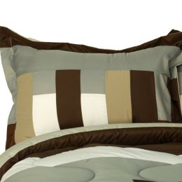[Music Wonderland] Quilted Patchwork Down Alternative Comforter Set (King Size)