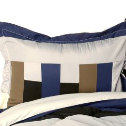 [Composing a Life] Quilted Patchwork Down Alternative Comforter Set (King Size)