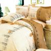Blancho Bedding - [Golden Autumn] 100% Cotton 5PC Comforter Set (King Size)