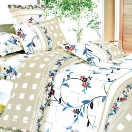 Blancho Bedding - [Palace Wall] 100% Cotton 4PC Duvet Cover Set (King Size)(Comforter not included)