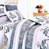 Blancho Bedding - [Purple Deer Totem] 100% Cotton 5PC Comforter Set (King Size)