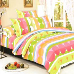 Blancho Bedding - [Colorful Days] 100% Cotton 5PC Comforter Set (King Size)