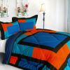 [Excellent Soho] Quilted Patchwork Down Alternative Comforter Set (King Size)
