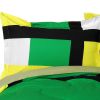 [Lush World] Quilted Patchwork Down Alternative Comforter Set (King Size)