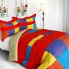 [Antique Young] Quilted Patchwork Down Alternative Comforter Set (King Size)