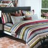 Blancho Bedding - [Cottage Stripe] Luxury 4PC Comforter Set Combo 300GSM (Twin Size)