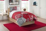 Ohio State OFFICIAL Collegiate "Hexagon" Twin Comforter & Sham Set