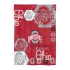 Ohio State OFFICIAL Collegiate "Hexagon" Twin Comforter & Sham Set