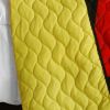 [Poker King] 3PC Vermicelli-Quilted Patchwork Quilt Set (Full/Queen Size)