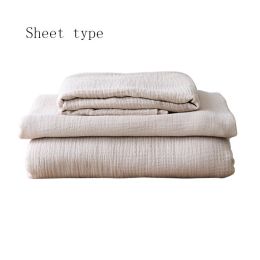 Simple Household Cotton Washing Four-Piece Suit (style: Sheet type, Bedding Size: 2M 4Pcs set)