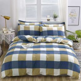 Household Brushed Bed Sheet And Duvet Cover Set (style: F, Bedding Size: 1.8M 4Pcs set)
