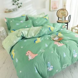 Gift Aloe Cotton Sheet Duvet Cover Sheet Four Piece Set (Color: StlyeA, size: 2.2m fourpiece set)