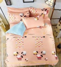 4 Piece Bedding Set Sheet Set (Color: 6, Size-Style: 1.8-Four piece suit)