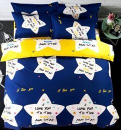 4 Piece Bedding Set Sheet Set (Color: 22, Size-Style: 2-Four piece suit)