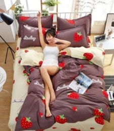 4 Piece Bedding Set Sheet Set (Color: 18, Size-Style: 1.8-Four piece suit)