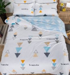 4 Piece Bedding Set Sheet Set (Color: 7, Size-Style: 1.5-Four piece suit)