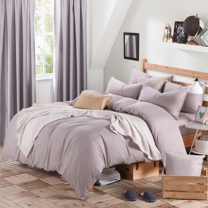 Pure cotton four piece suite fitted a simple plain bedding sheets wholesale cotton twill Pure cotton four piece suite fitted a simple plain bedding sheets wholesale cotton twill