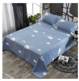 Waterproof sheets for bed, single piece, urine pad, breathable, washable list, ins, student dormitory, single sheet (style: 15style, size: 250X230CM B)