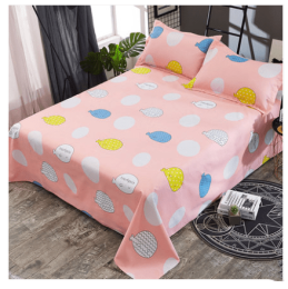 Waterproof sheets for bed, single piece, urine pad, breathable, washable list, ins, student dormitory, single sheet (style: 19style, size: 250X230CM B)