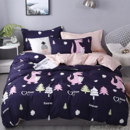 Aloe cotton sheet four-piece set Homejoy (Color: 4style B, size: 1.8m)