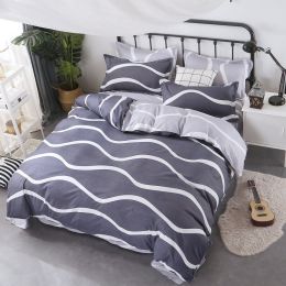 Aloe cotton sheet four-piece set Homejoy (Color: 3style A, size: 200x230cm)