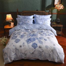 Cotton Sheet Quilt Cover Four Piece Set (Color: Style I, size: 220X240CM)