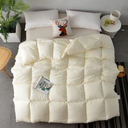 Winter Duvet Quilted Quilt King Queen Twin Size Comforter (Color: Yellow, size: 180x220cm4 catties)
