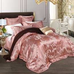 4-Piece Set Of European-Style Luxury Light Luxury Bedding (Color: Metropolitan Garden, Bedding Size: 1.5m(220*230))