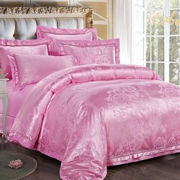 4-Piece Set Of European-Style Luxury Light Luxury Bedding (Color: Kongjue, Bedding Size: 2m(220*240))
