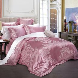 4-Piece Set Of European-Style Luxury Light Luxury Bedding (Color: San Chamon, Bedding Size: 2m(220*240))