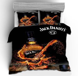 3D Printing Quilt Cover Sheet Three-piece Set Four-piece Set (style: G, size: 3)