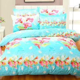 Four sets of warm bedding wholesale Nantong textile factory direct sanding sheet type bed four pieces (style: 20)