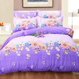 Four sets of warm bedding wholesale Nantong textile factory direct sanding sheet type bed four pieces (style: 18)
