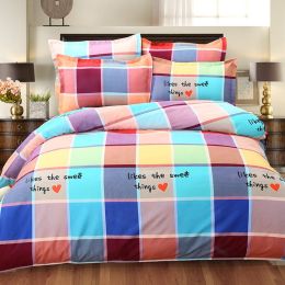 Four sets of warm bedding wholesale Nantong textile factory direct sanding sheet type bed four pieces (style: 7)