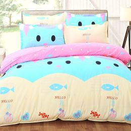 Four sets of warm bedding wholesale Nantong textile factory direct sanding sheet type bed four pieces (style: 5)