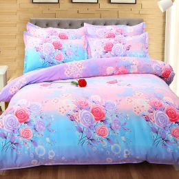 Four sets of warm bedding wholesale Nantong textile factory direct sanding sheet type bed four pieces (style: 14)