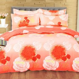 Four sets of warm bedding wholesale Nantong textile factory direct sanding sheet type bed four pieces (style: 9)