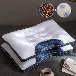 Cotton Cassia Seed Pillow, Buckwheat Skin, Cervical Pillow (style: 13 style)