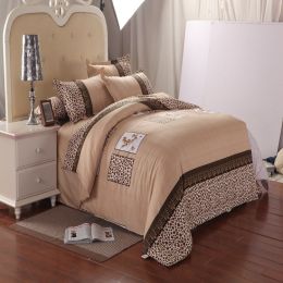 Four sets of matte sheets (style: Leopard print, size: 1.2m)