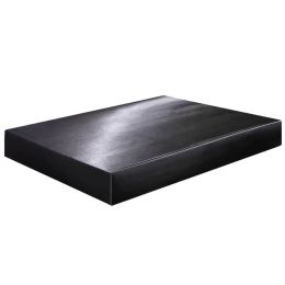 Soft Silky Satin Bed Sheet Set Pillowcase Solid Deep Pocket Flat Fitted Sheet (Color: Black, size: king)