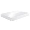 Soft Silky Satin Bed Sheet Set Pillowcase Solid Deep Pocket Flat Fitted Sheet