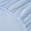 100% Cotton Bed Sheet Set 400TC Macrame Fitted Flat Sheet with Pillowcases, Twin/Full/Queen/King Size